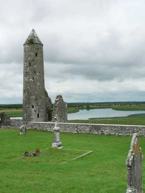 Ronde toren in Clonmacnoise